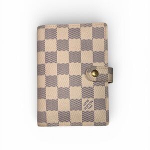 Louis Vuitton Damier Azur PM Agenda with COA